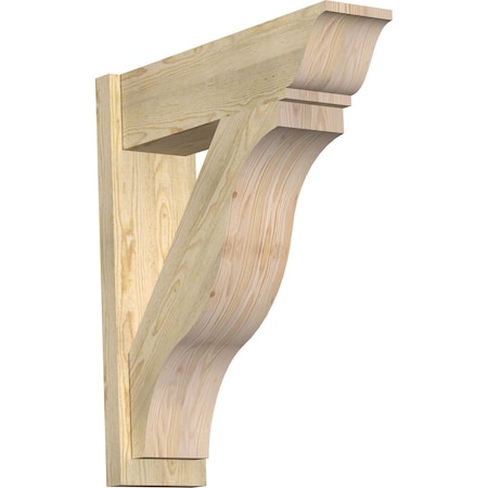 Ekena Millwork Funston Rough Sawn Traditional Outlooker, Douglas Fir, 8"W x 28"D x 32"H OUT08X28X32FST01RDF